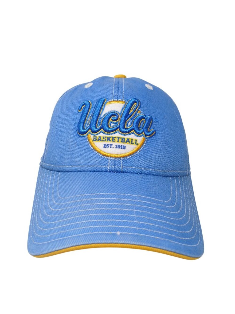 Adidas UCLA Basketball Bruins Embroidered Cap One Size Blue 100% Cotton #D-7